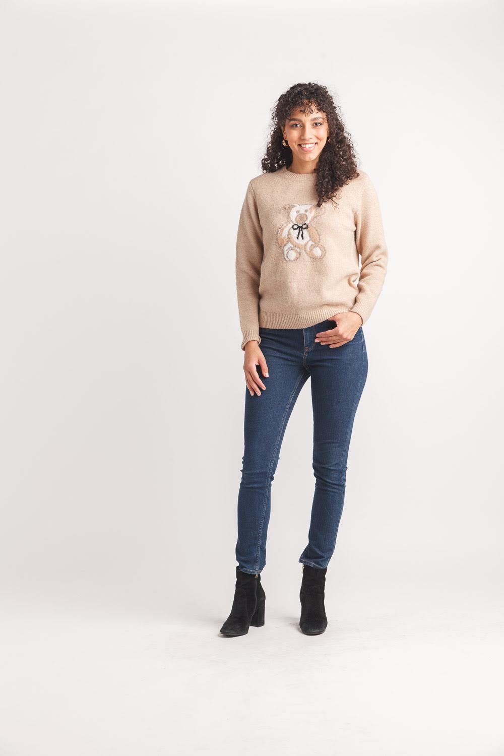 Teddy Bear Knit Sweater