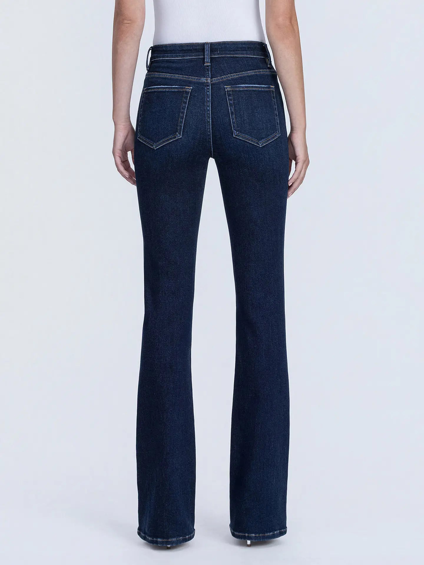 High Rise Dark Wash Bootcut Jeans (Wind River)