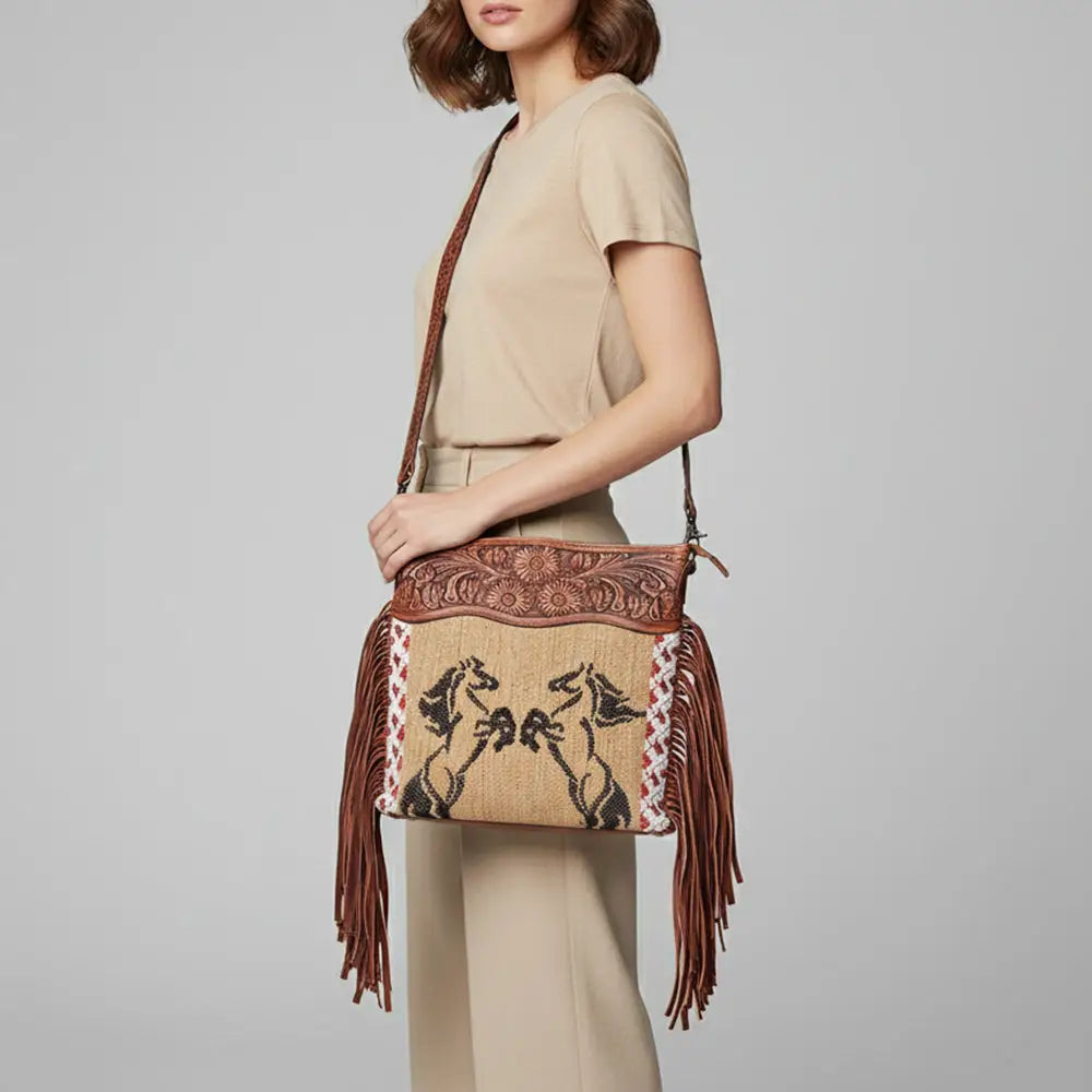 Crossbody Genuine Western Leather Women Bag