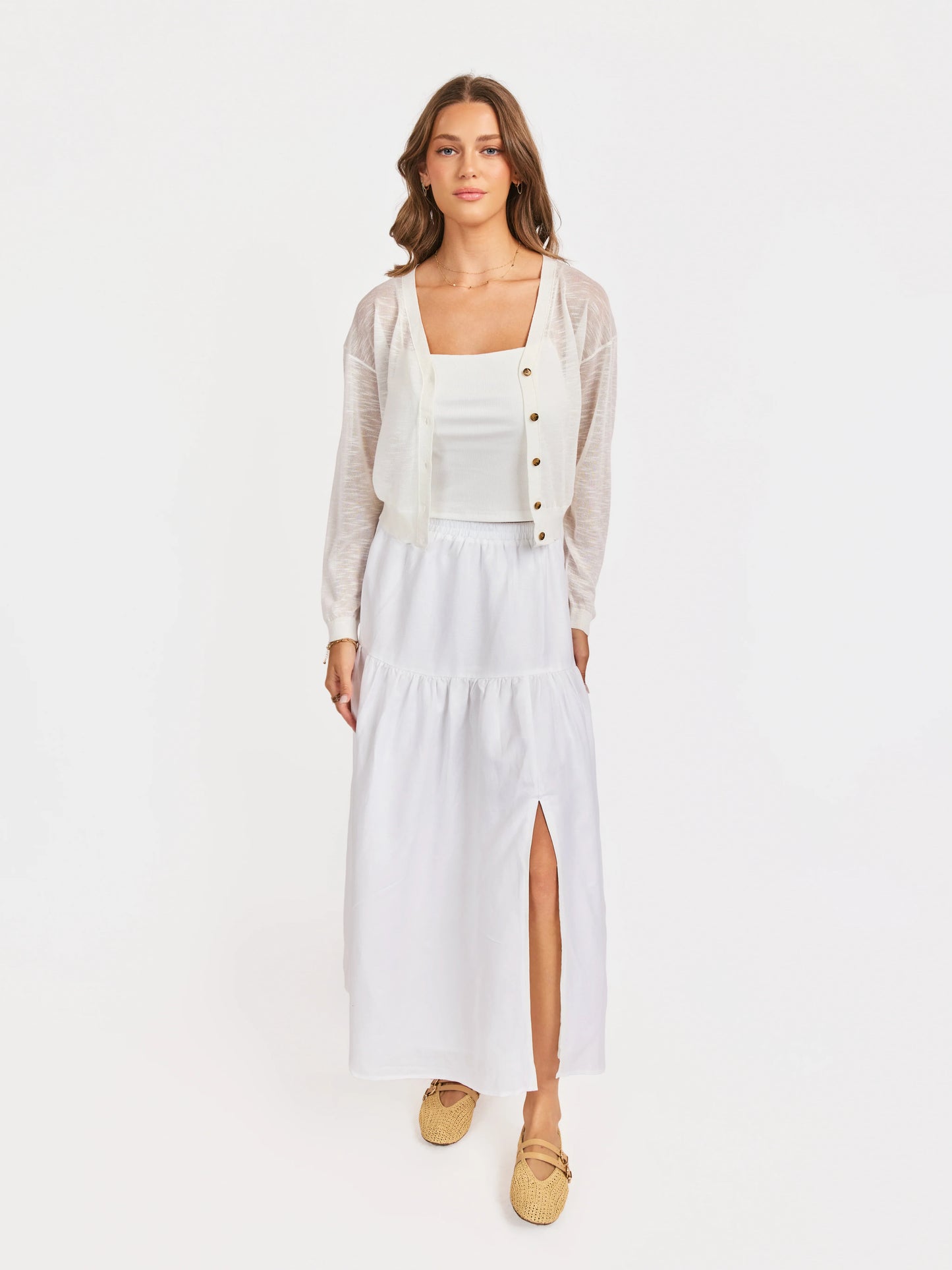 Evie Button Front Cardigan