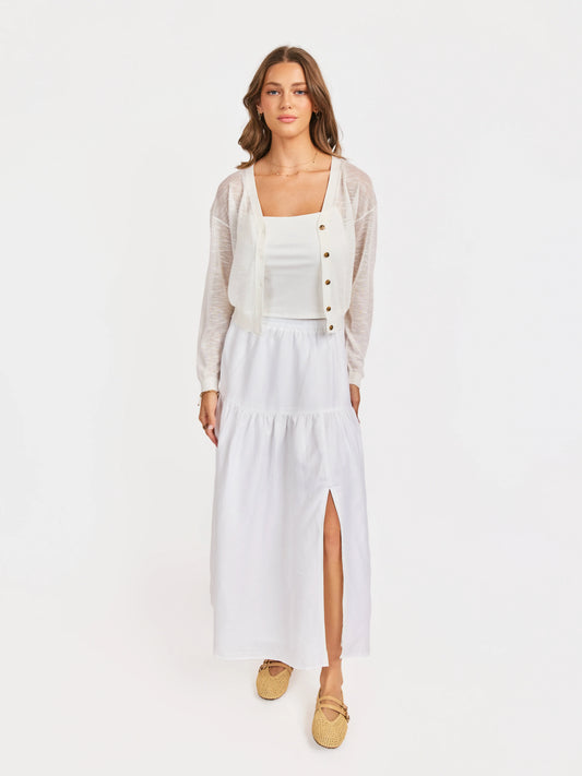 Evie Button Front Cardigan