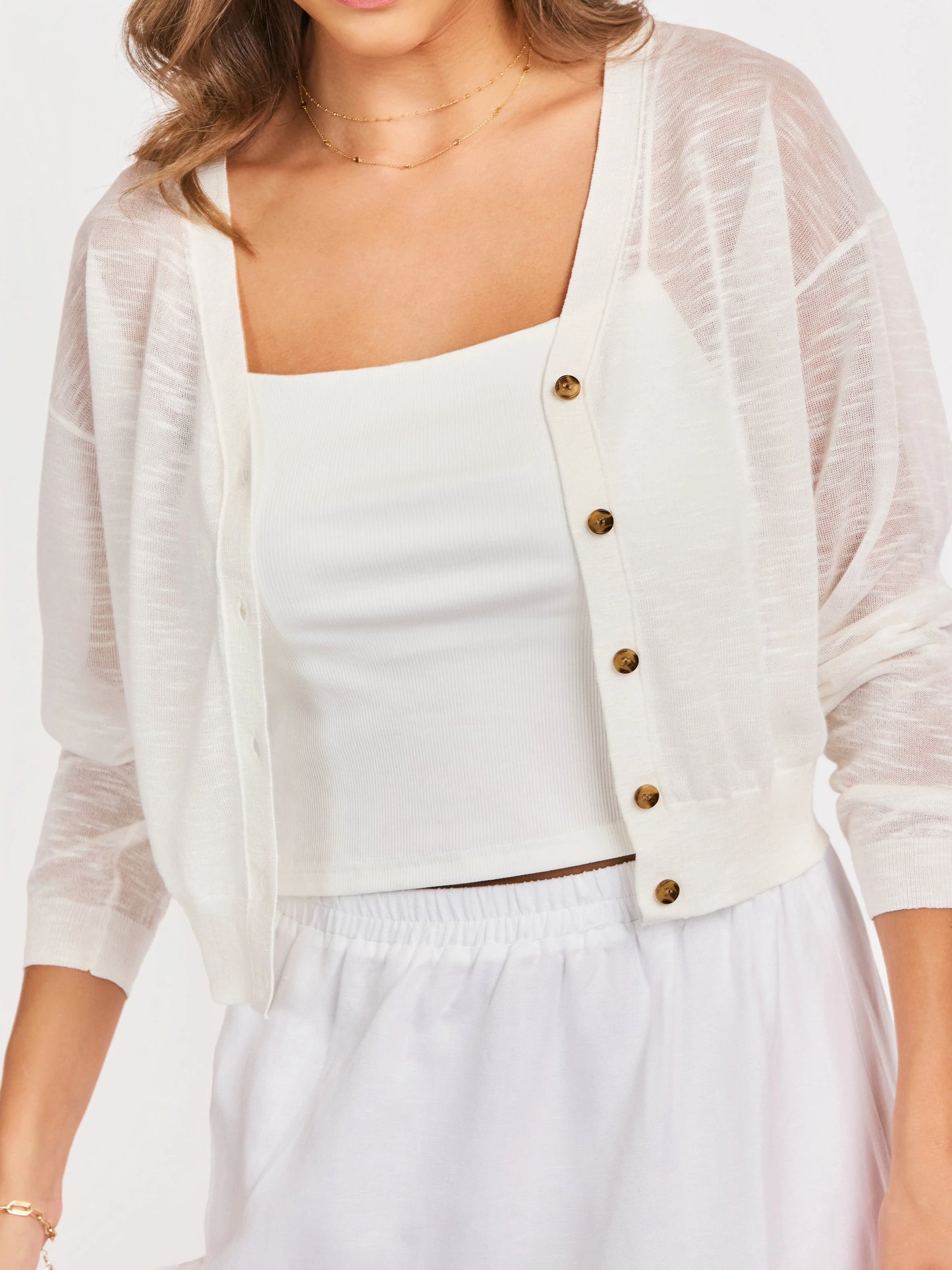 Evie Button Front Cardigan