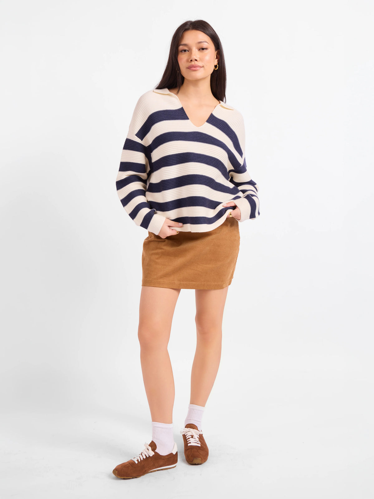 Manuscript Stripe Sweater