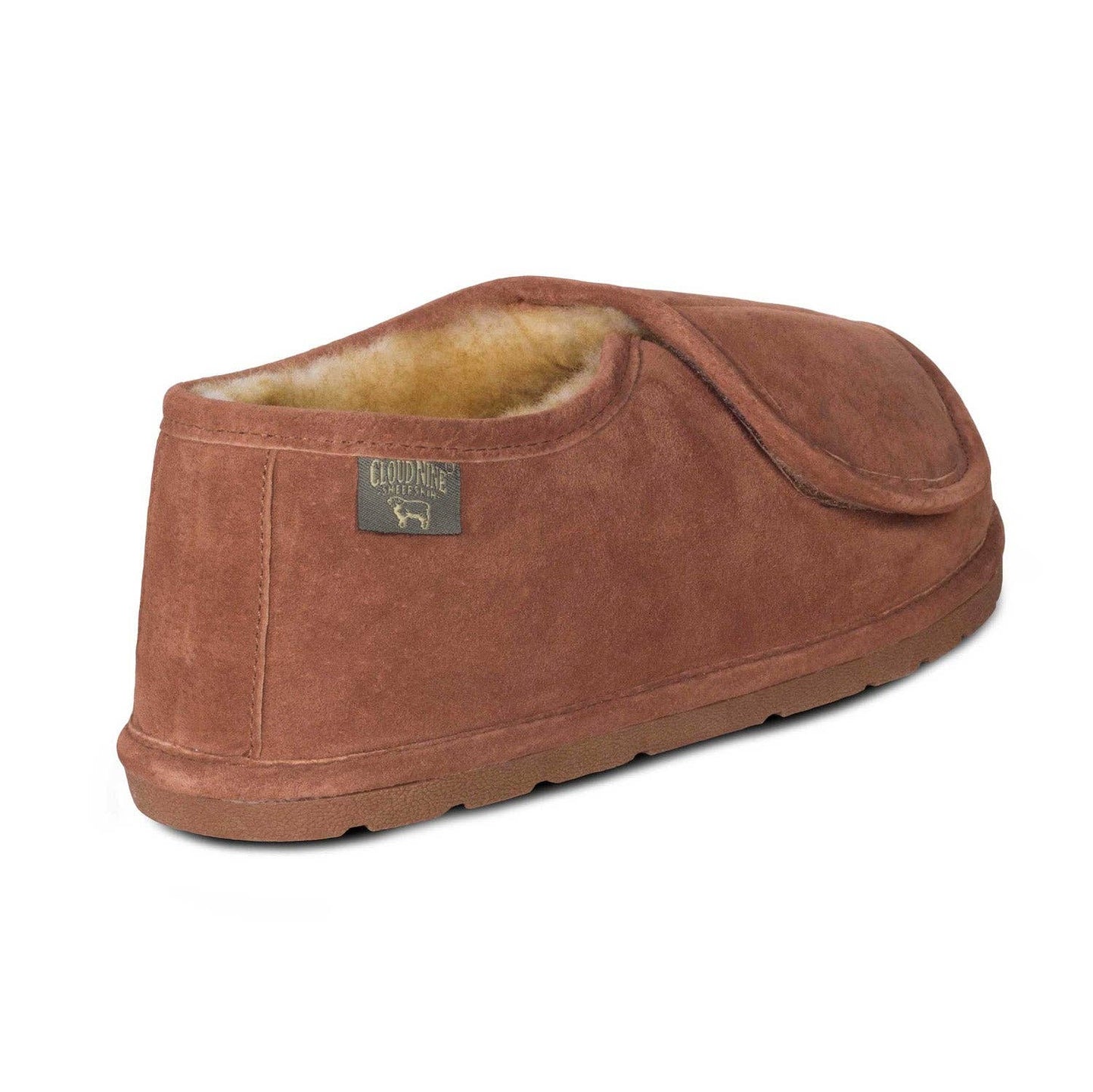 Medical Wrap With Back Slippers - Chestnut