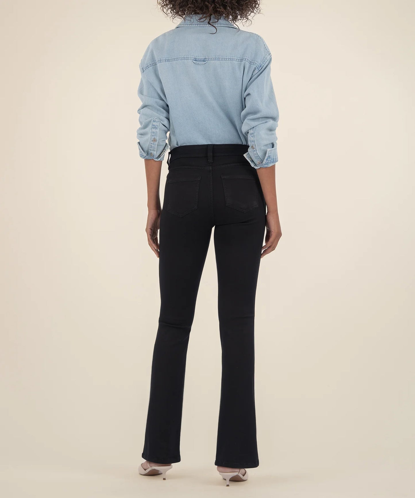 Natalie High Rise Bootcut (Black)