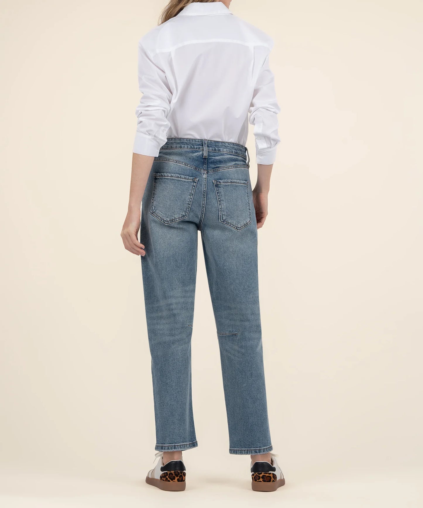 Ashley High Rise Slouchy Barrel Straight Leg