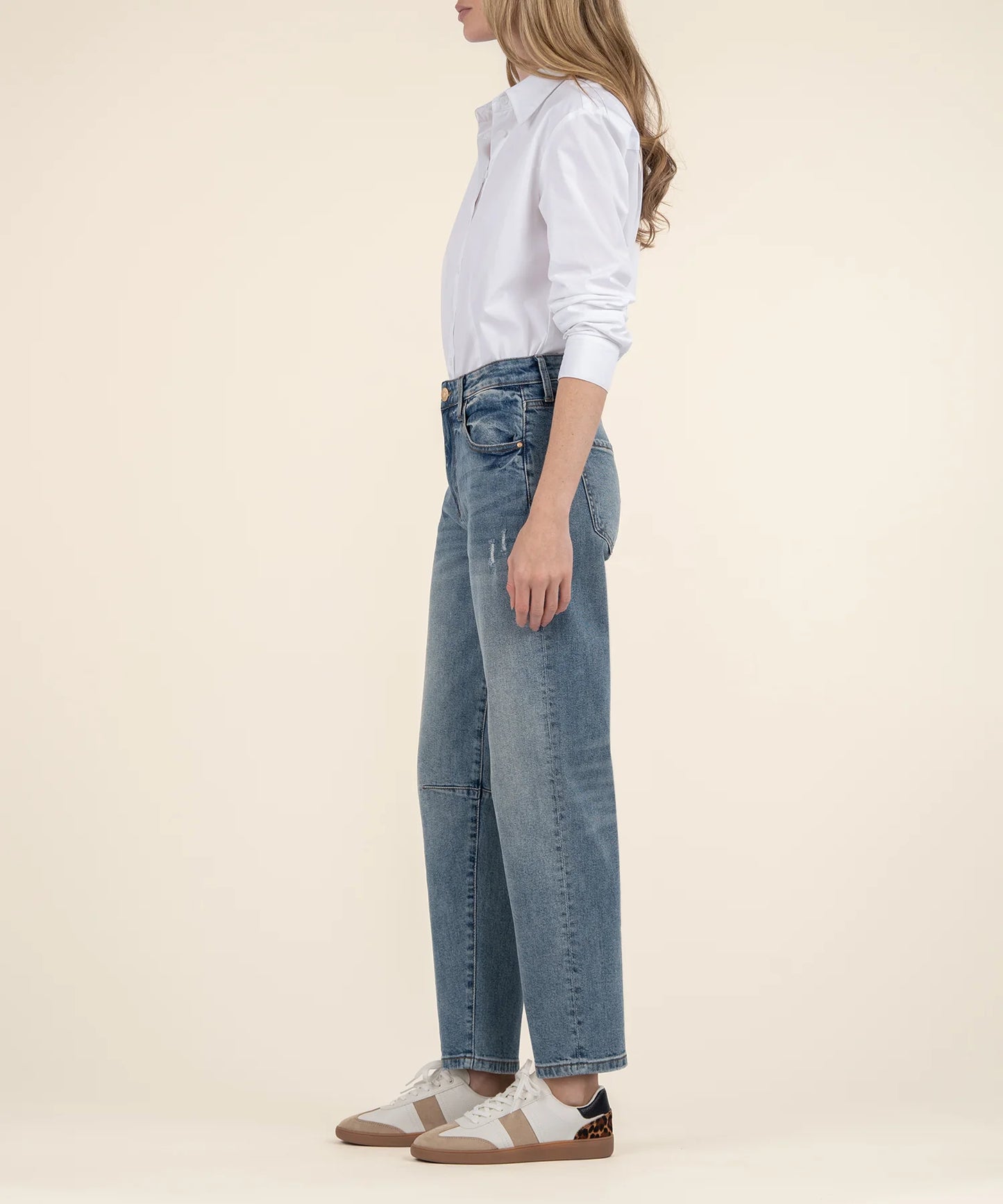 Ashley High Rise Slouchy Barrel Straight Leg