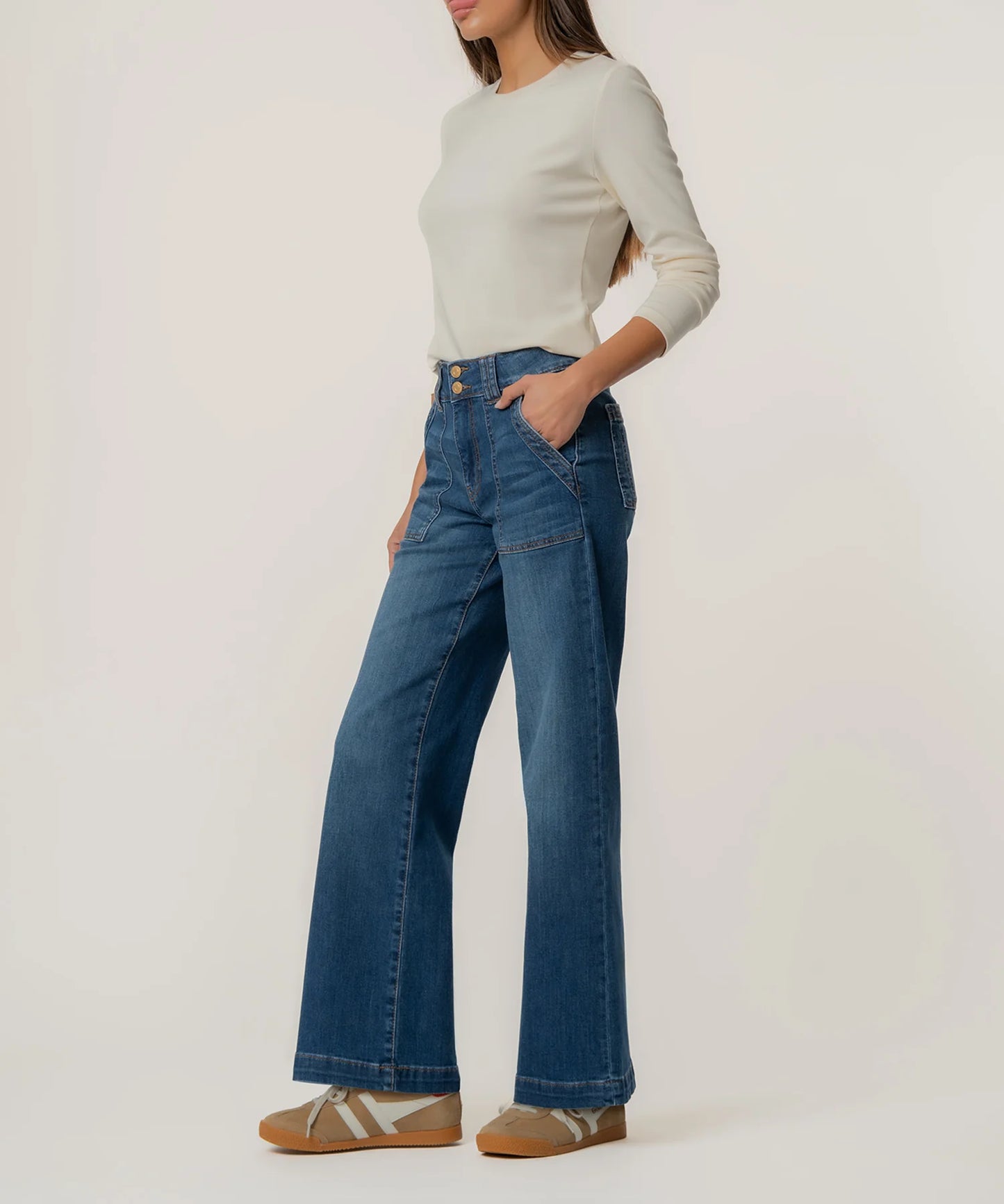 Jodi High Rise Straight Leg