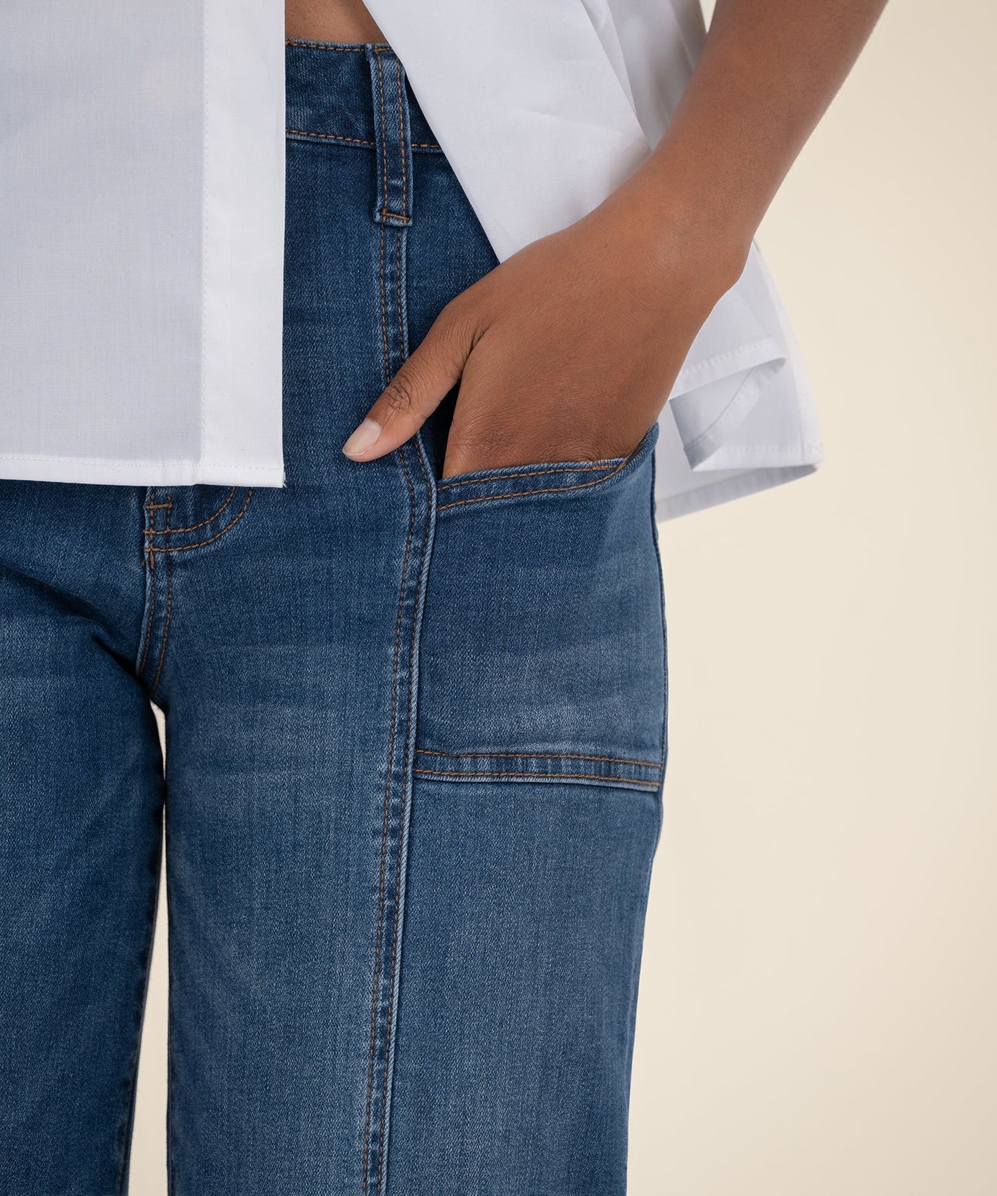 Jean High Rise Wide Pant (Align)