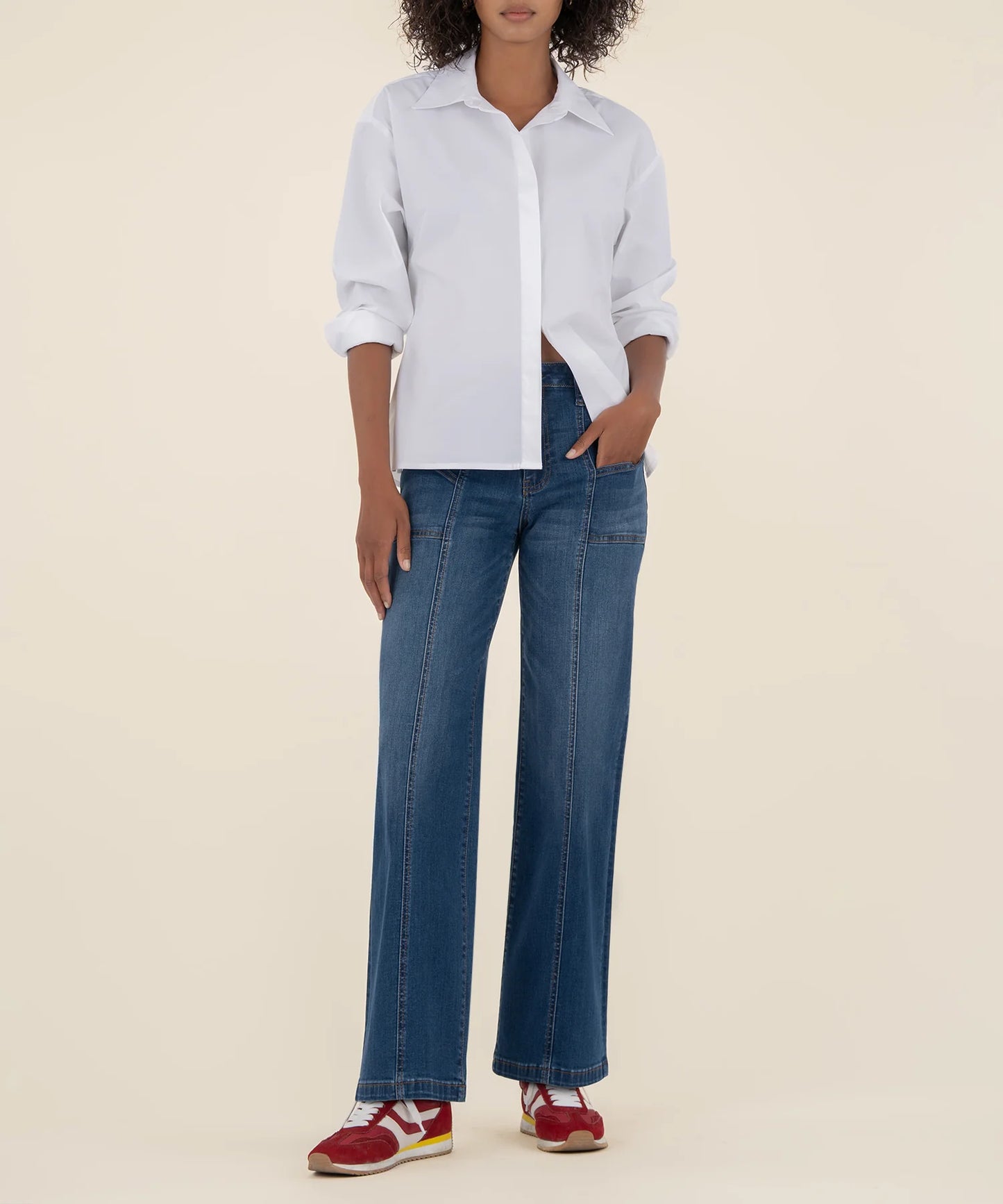 Jean High Rise Wide Pant (Align)