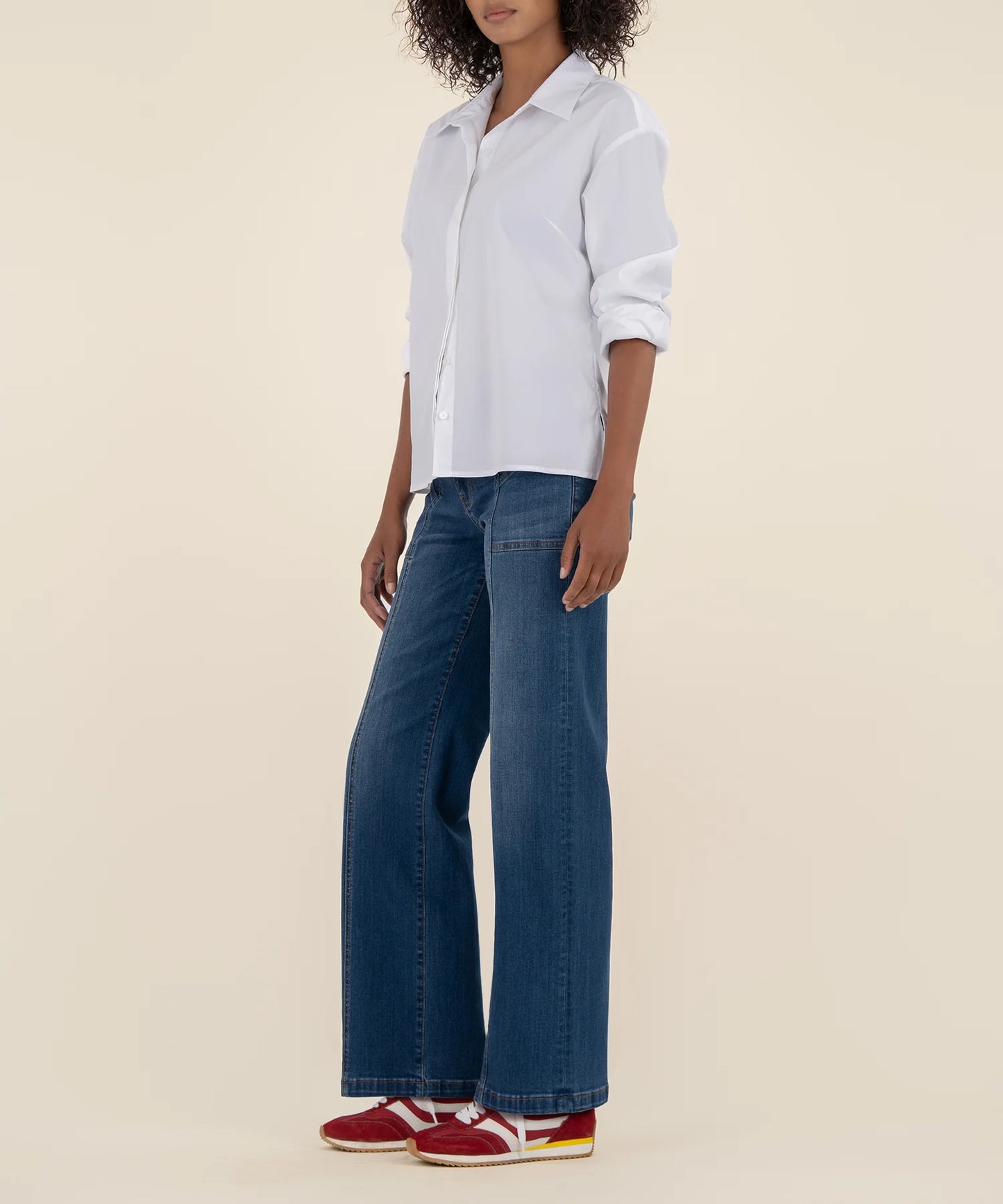 Jean High Rise Wide Pant (Align)
