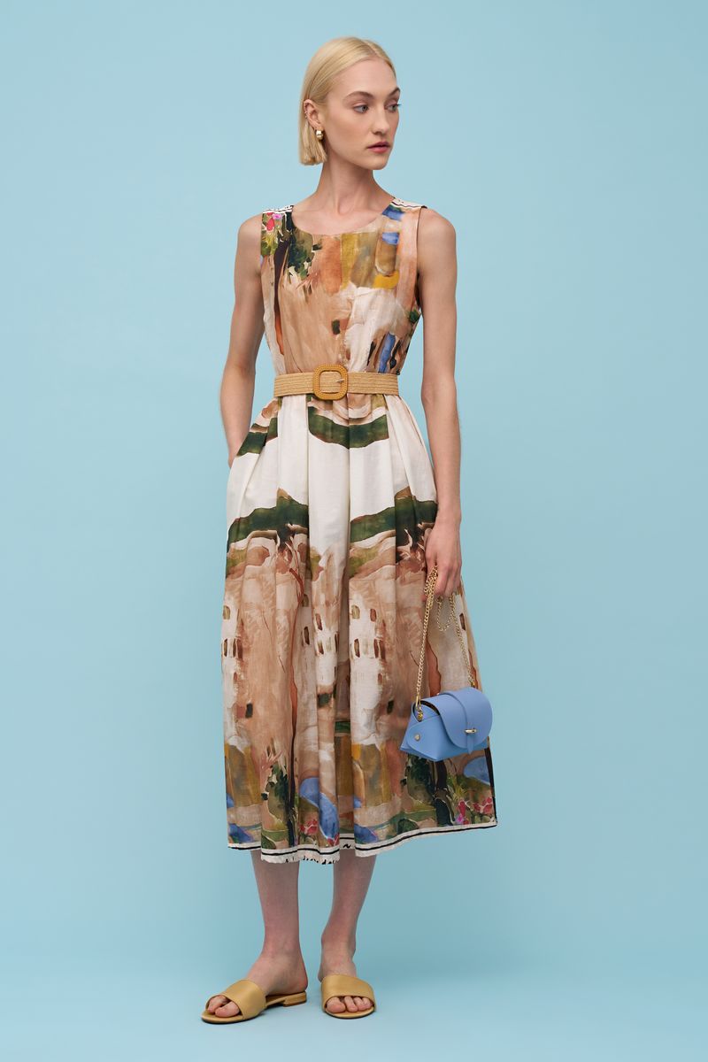 Astrid Printed Dress