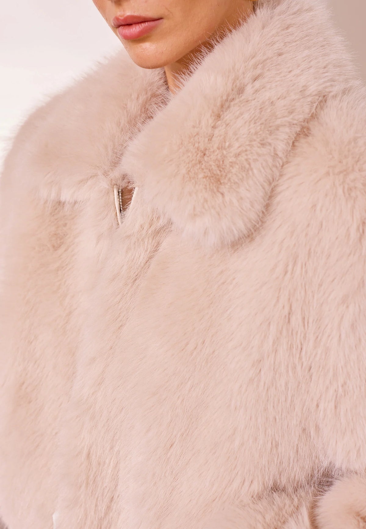 Gold Leaf Faux Fur