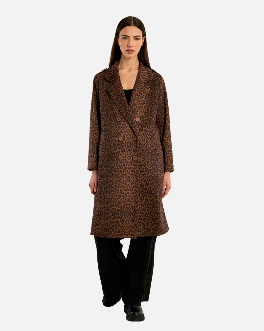 Georgia Leopard Print Coat