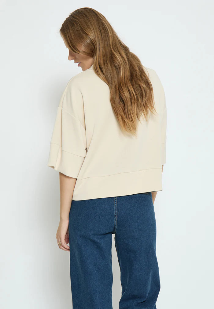 Dicette Half Sleeve Blouse - Sandshell