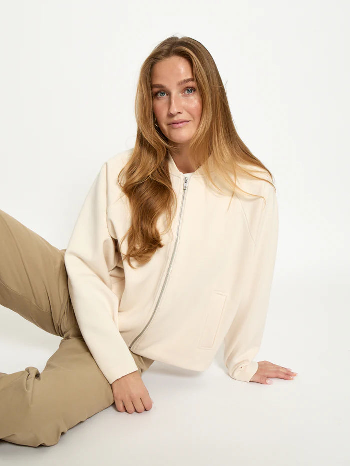 Nayo Bomber Jacket (WhiteCap Creme)