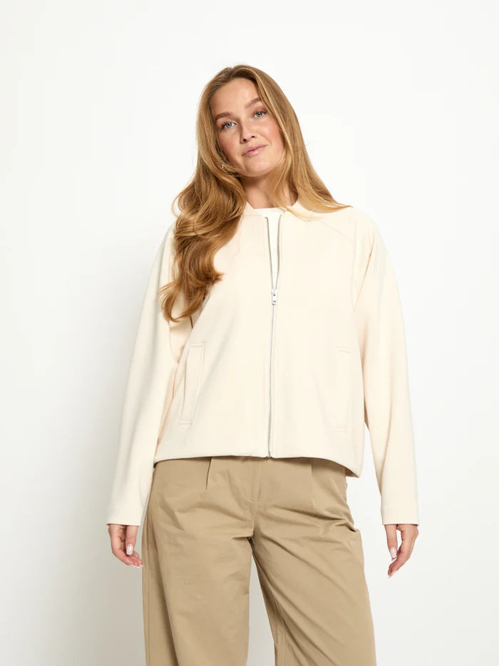 Nayo Bomber Jacket (WhiteCap Creme)