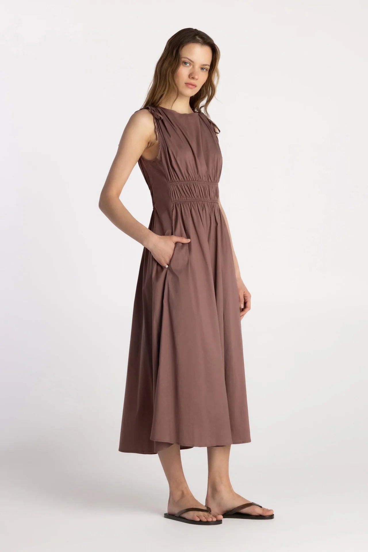 The Olso Dress (Chocolate Brown)