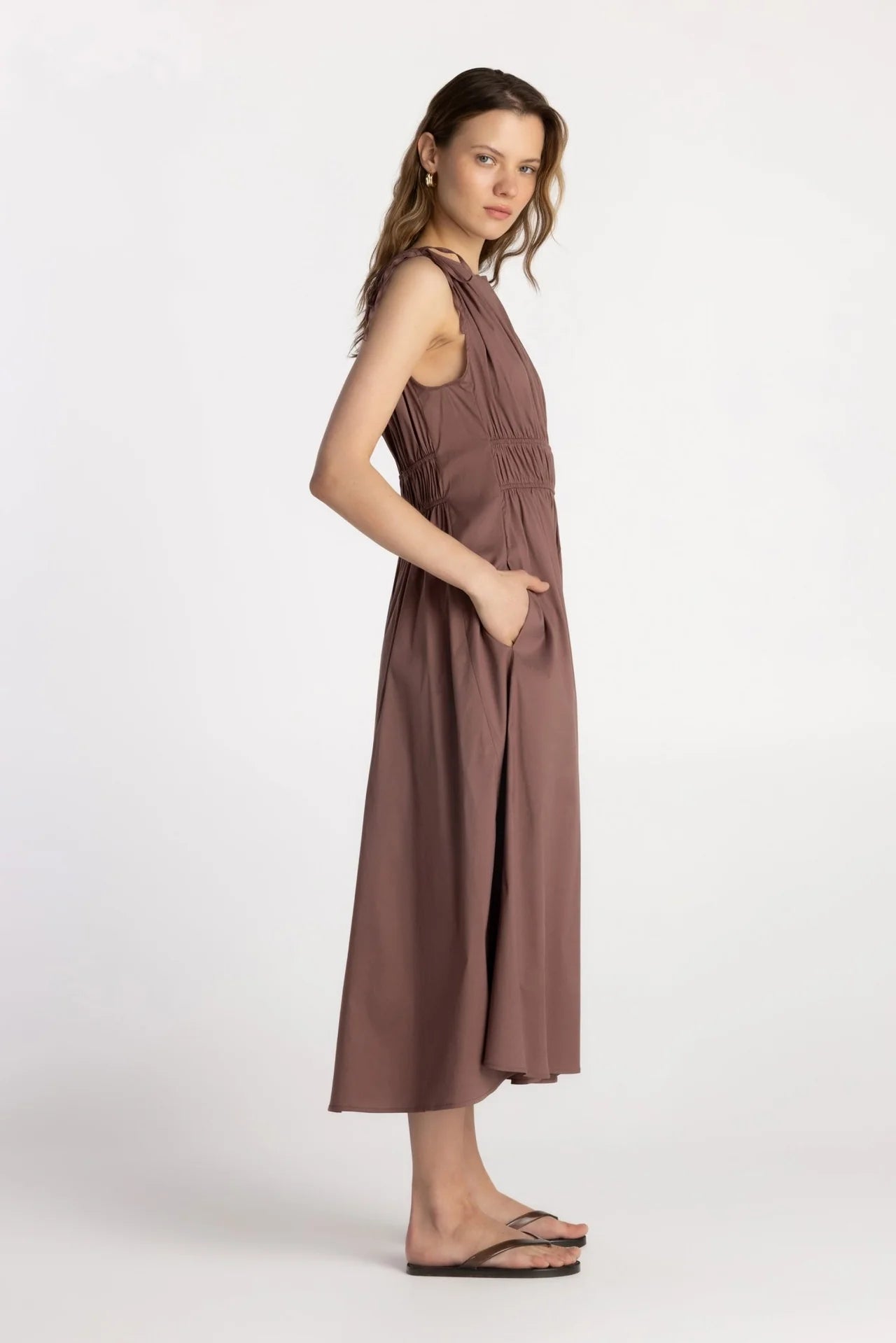 The Olso Dress (Chocolate Brown)