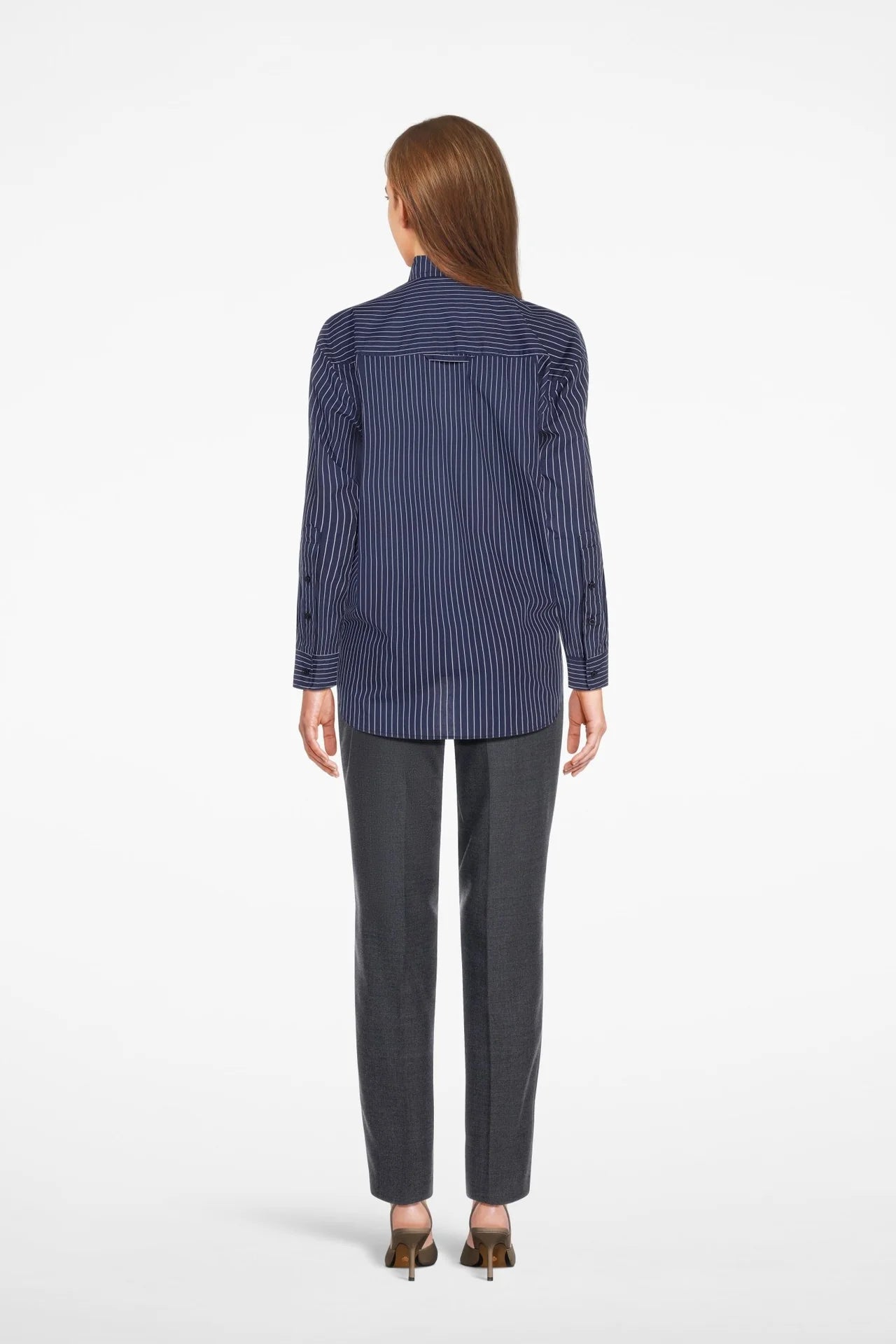 AM to PM Boyfriend Shirt (Coastal Navy)