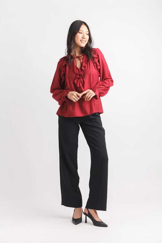 Ruffle Flounce Top