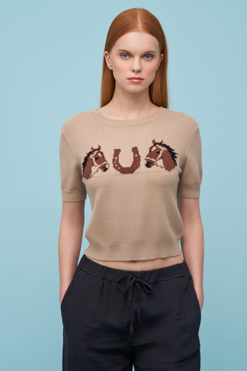 Lucky Horse Knit Sweater
