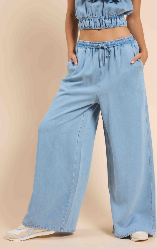 It's Pouring Elastic Drawstring Pants