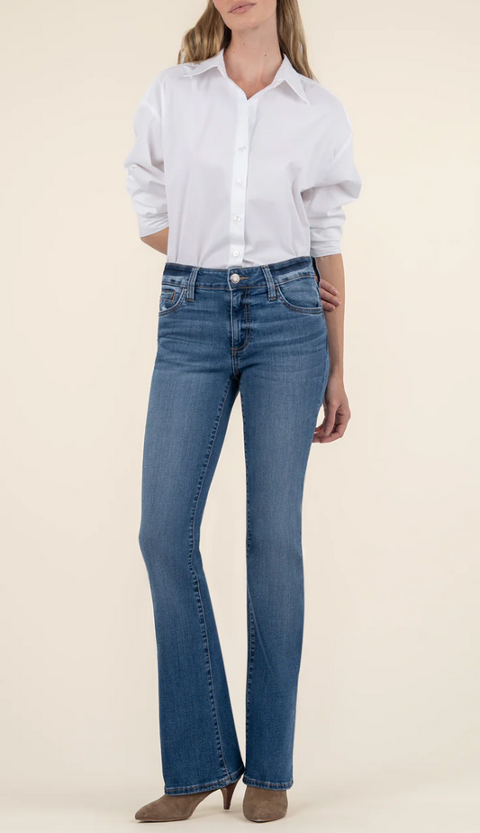 Natalie Mid Rise Bootcut (Studious)