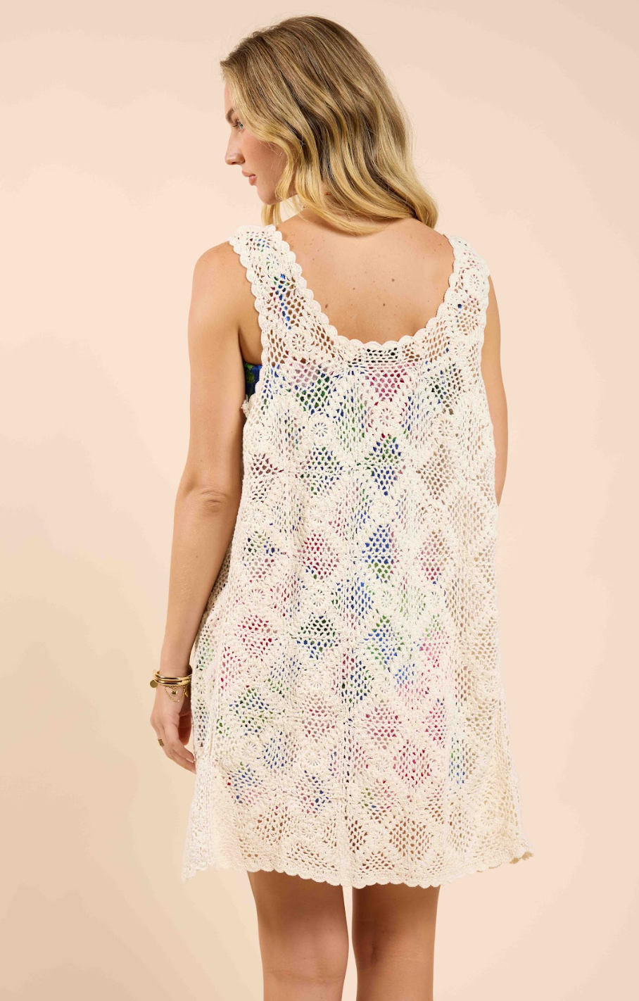 Fell For You Crochet Front tie Cardigan