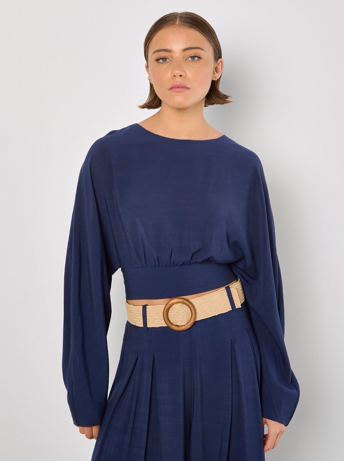 Split Back Crop Top