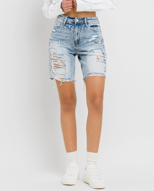 Super High Rise Bermuda Shorts