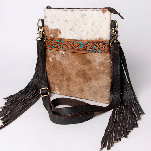 Crossbody Genuine Leather Women Bag Western Bag