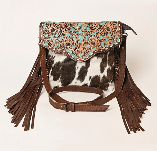 Envelope Genuine Leather Women Bag Western Bag