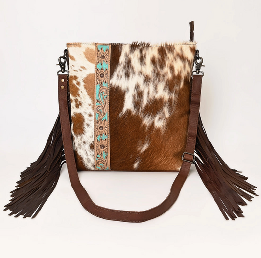 Crossbody Genuine Leather Women Bag Western Bag