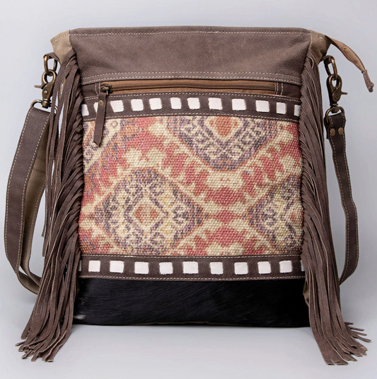 Crossbody Upcycled Canvas Ladies Bag