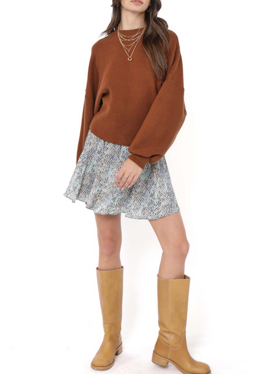 On A Stroll Dolman Sleeve Top