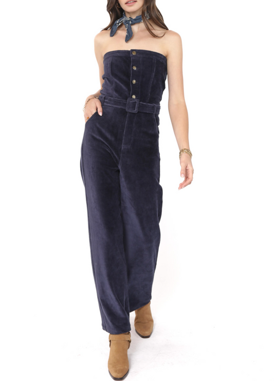 Morrison Strapless Belted Jumpsuit