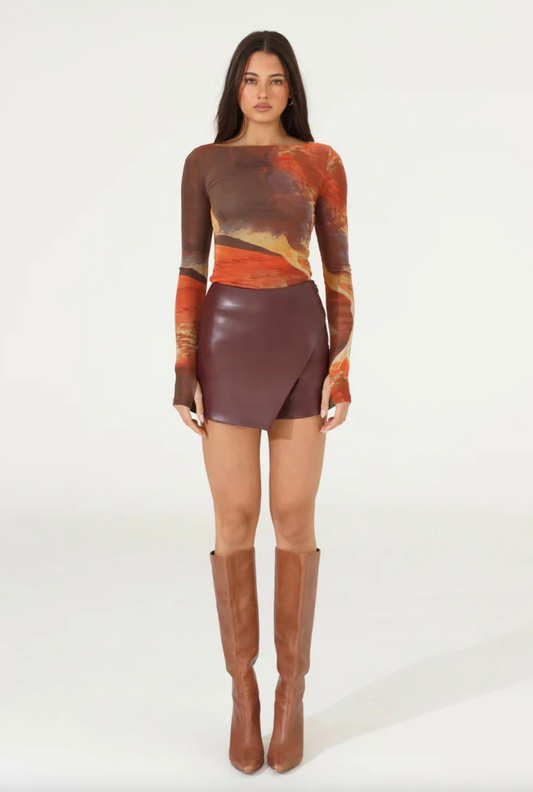 Marselle Mini Skort | Plum