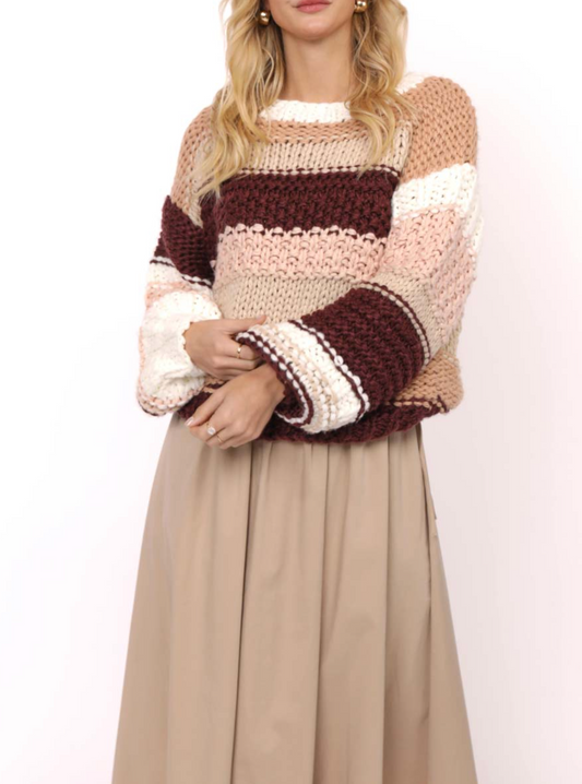 Butter Pecan Chunky Sweater