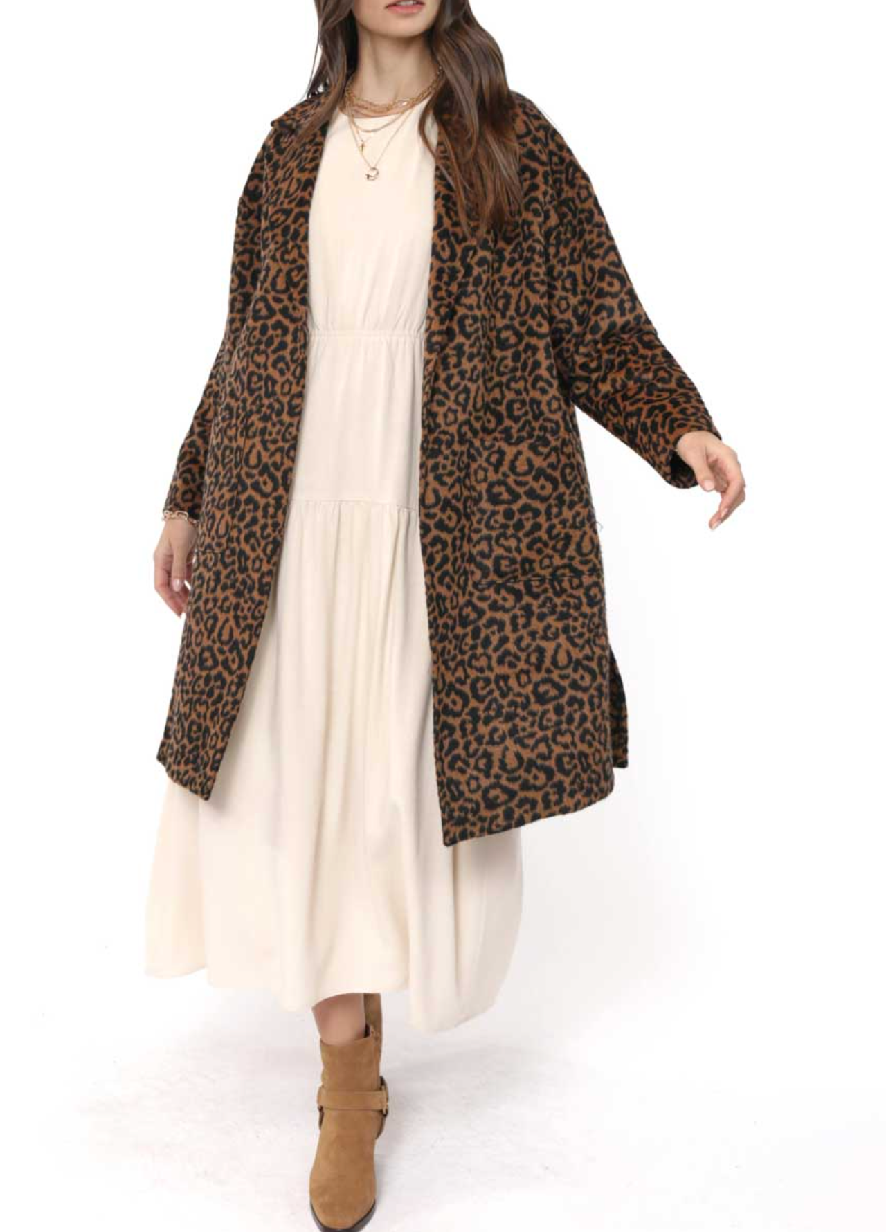Animal Instinct Leopard Coat