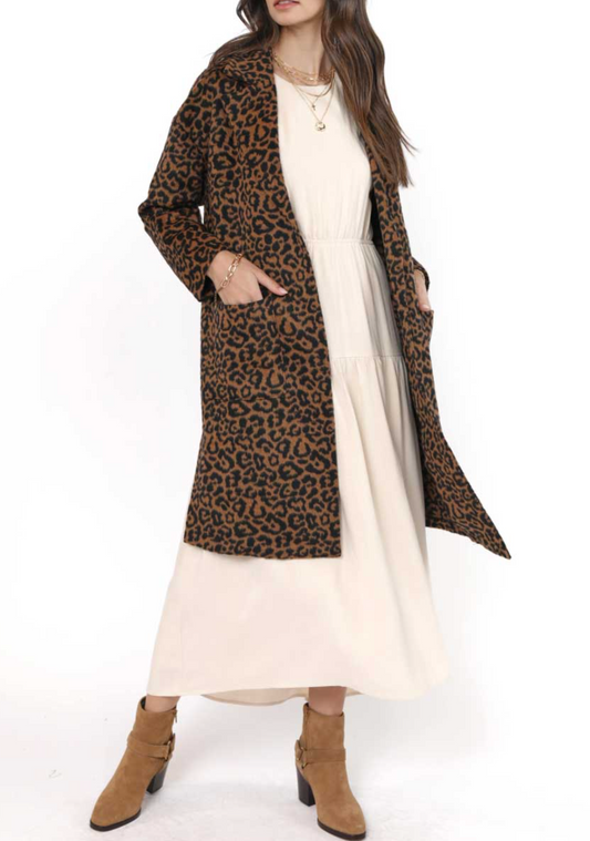 Animal Instinct Leopard Coat