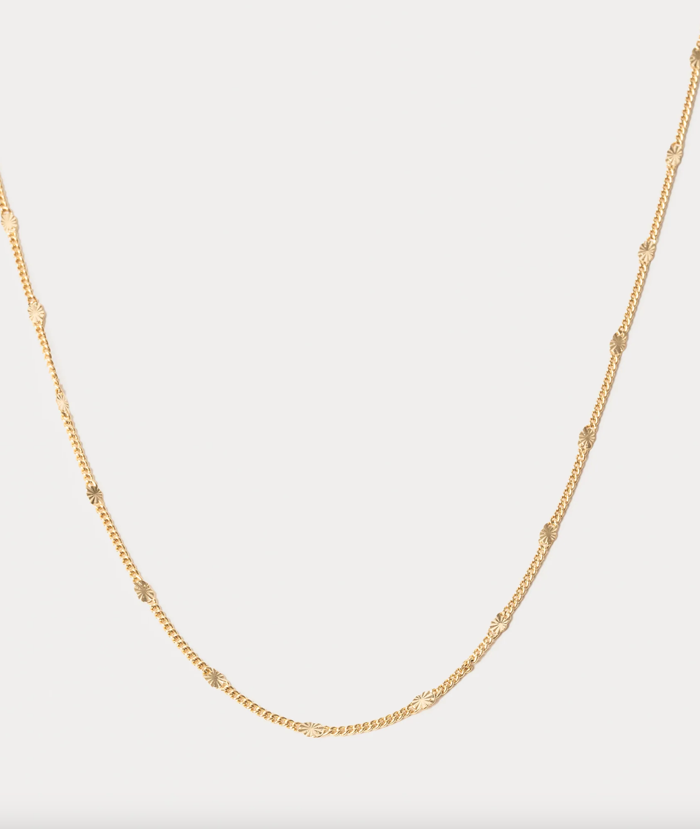 Evelyn curb necklace