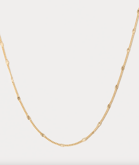 Evelyn curb necklace