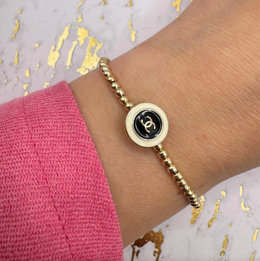 14K Gf 3mm Beaded Bracelet