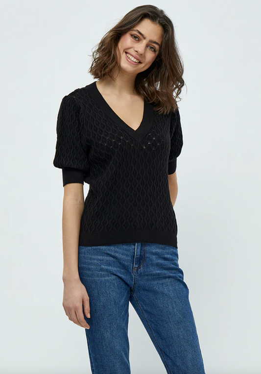 Rosalia Knit Sweater - Black