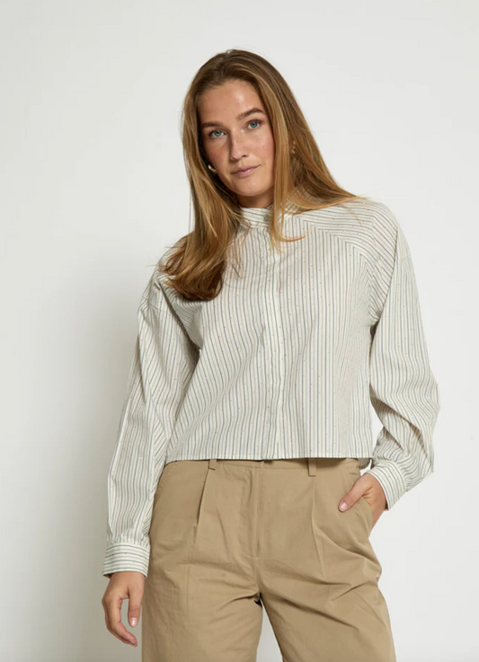 Kamari Shirt - Whitecap Stripe