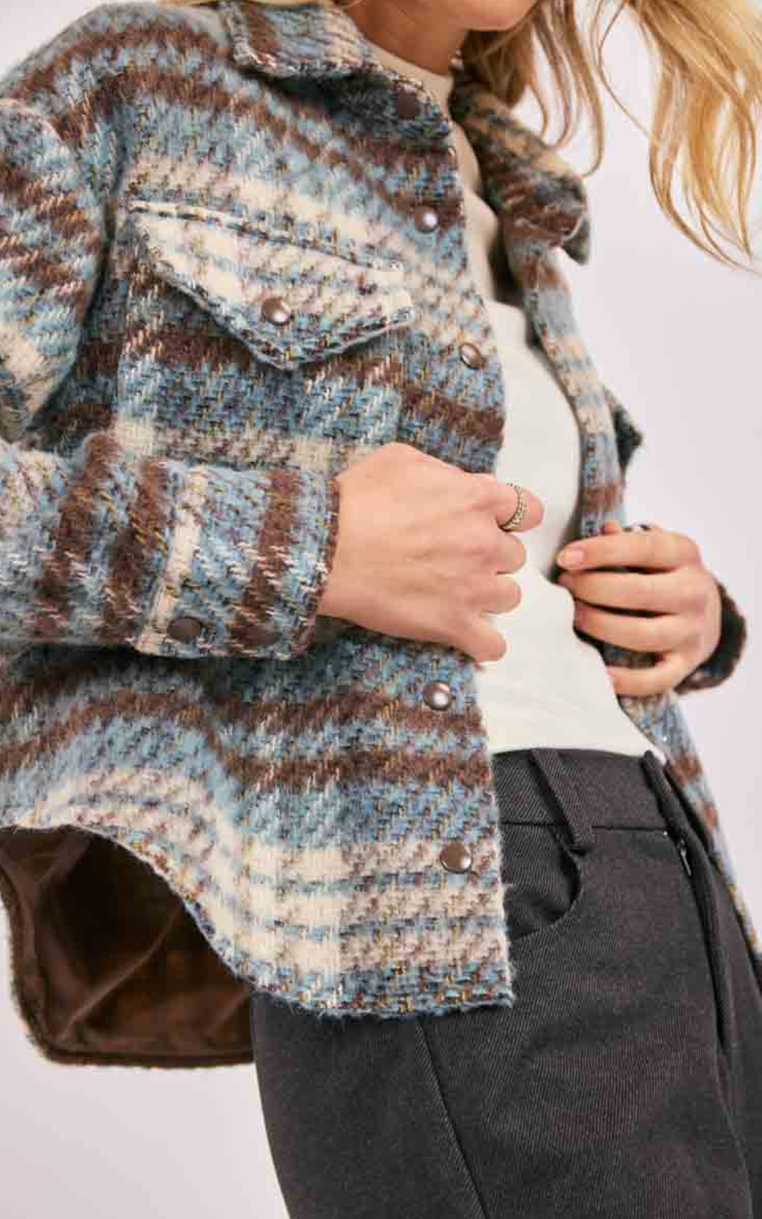 Eloise Plaid Shacket