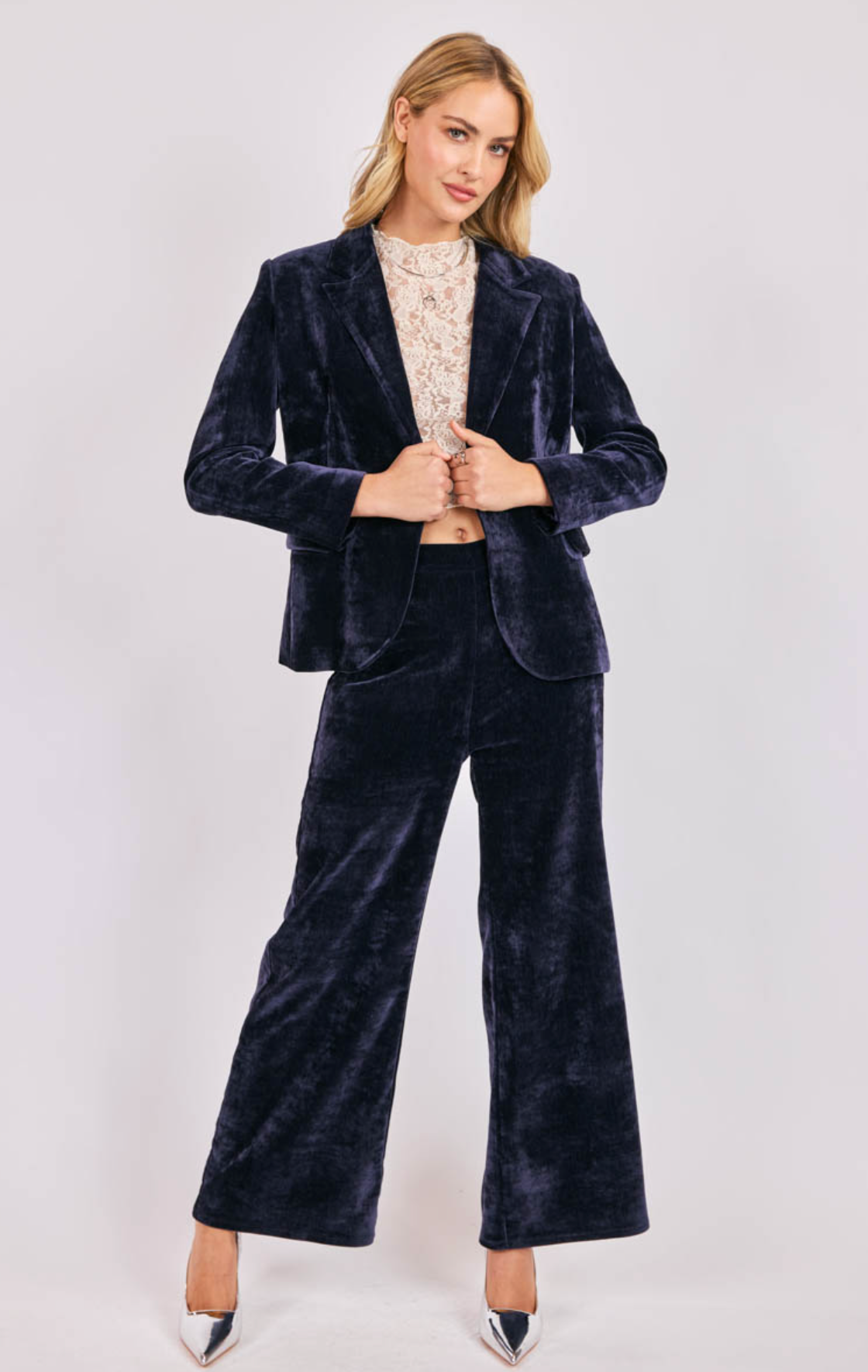 Velvet Avenue Blazer (Midnight)