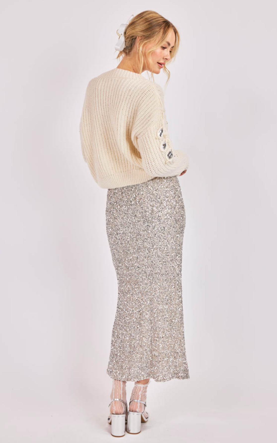 Monroe Leaf Cutout Sweater