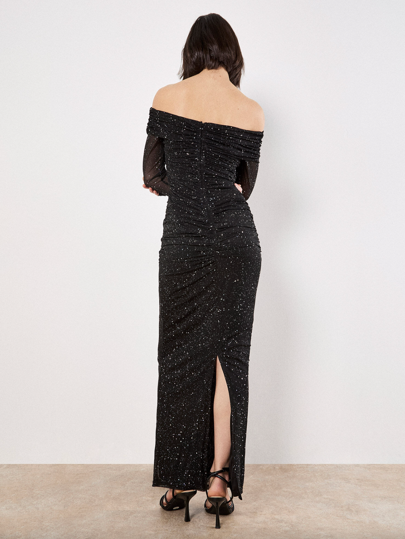Sparkle Mesh Maxi dress